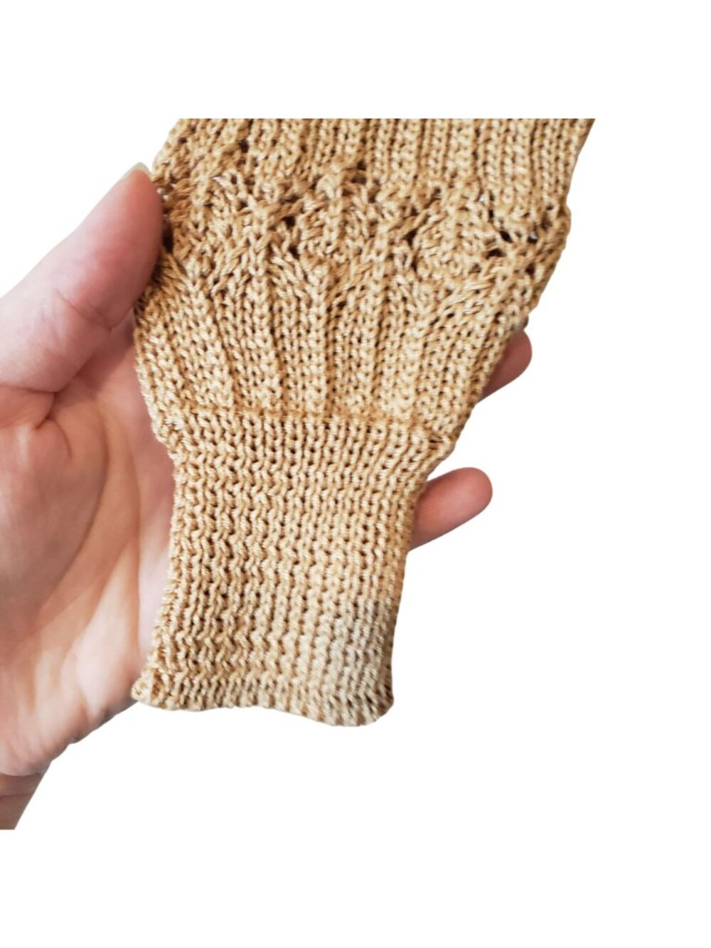 Stella Pardo Paris $550 Crochet Knit Sweater Dress Coquette 90s Cottage Core - Picture 12 of 15